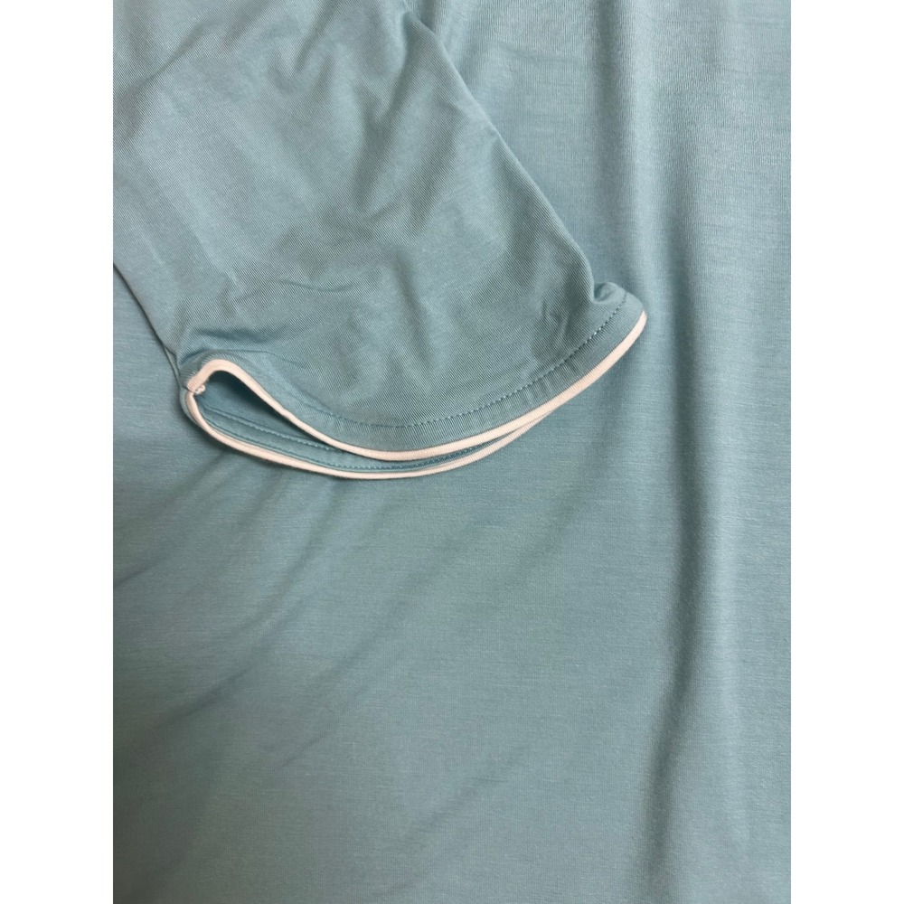State of Day Intimates Modal Sleep Shirt Seafoam Green Button Front Nightgown S - Picture 5 of 6